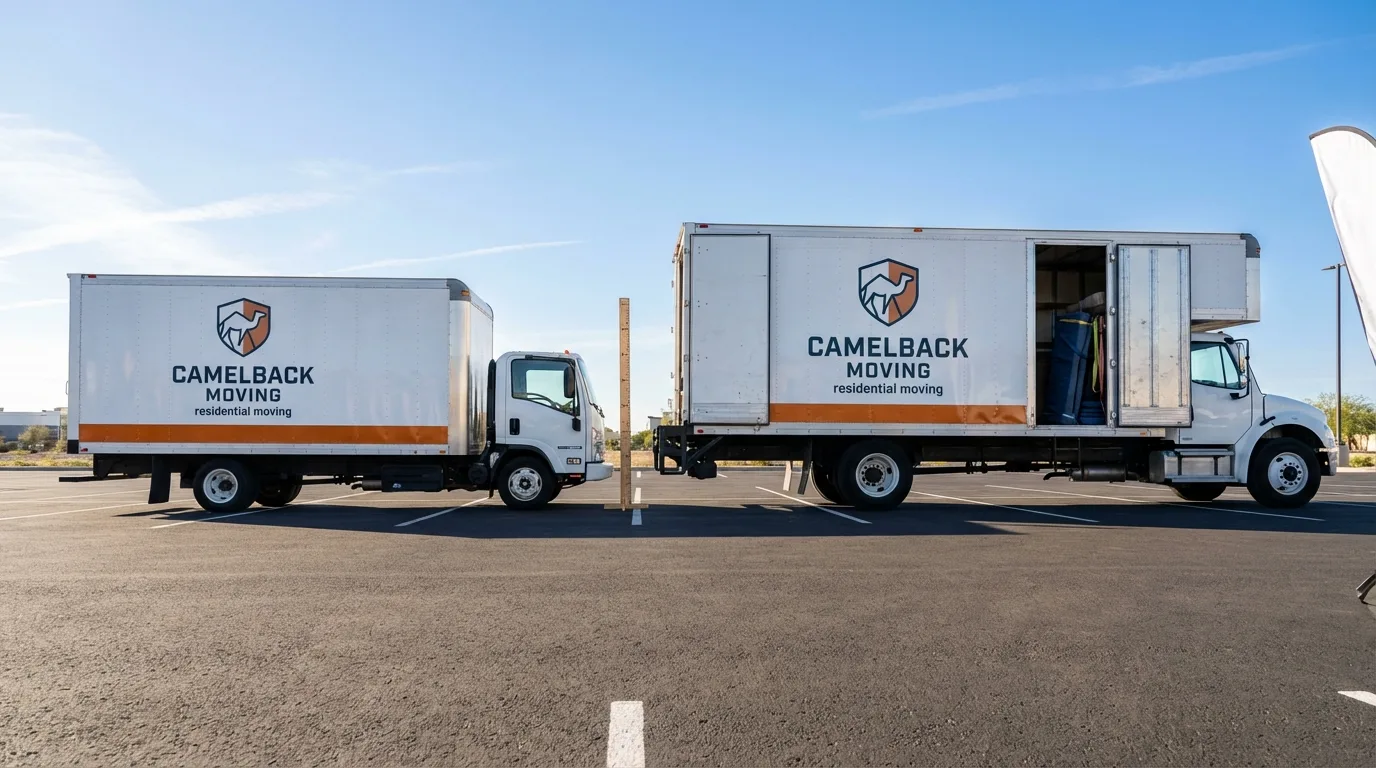 Moving truck size capacity guide in Alexandria